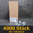 4000 Stück (40Pack) Nagelscheibe 3,5 x 70mm