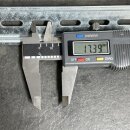 3 Stück je 1m Hutschiene 7,5mm  (3x1m)