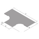 KOPOS Deckel für T-Stück Kabelrinne Breite 100mm
