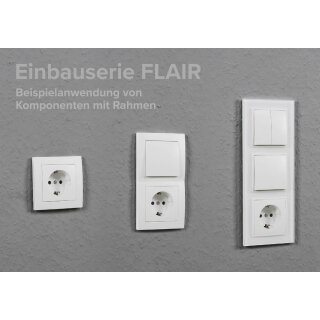 Flair Schalterserie up-Weiss matt Auswahl