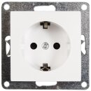 Flair Weiss matt Steckdose Schraub -SALE-