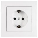 Flair Weiss matt Steckdose Schraub -SALE-