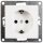 Flair Weiss matt Steckdose Schraub -SALE-