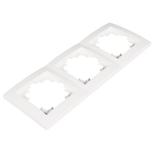 Flair Weiss matt 3-fach Rahmen