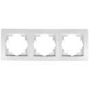 Flair Weiss matt 3-fach Rahmen