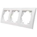 Flair Weiss matt 3-fach Rahmen