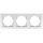 Flair Weiss matt 3-fach Rahmen