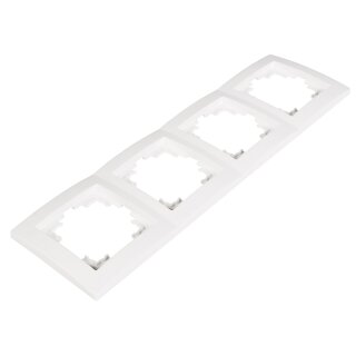 Flair Weiss matt 4-fach Rahmen -SALE-