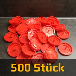 500 Stück Signaldeckel 60mm ROT vf