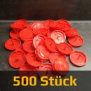 500 Stück Signaldeckel 60mm ROT vf