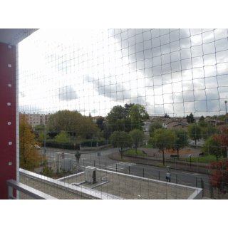 Balkon-Schutznetz 3x8m schwarz bohrlos
