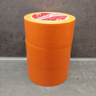 3 Rollen KIP 3815-65 PVC Tanzbodenband 50mm x 33m orange