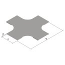KOPOS Deckel für Kreuzung Kabelrinne Breite 100mm