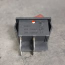 3 Stück Mini-Wippschalter 4pol E/A AC250V/15A rot bel.