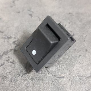 3 Stück Mini-Wippschalter 2pol E/A AC250V/6A schwarz