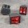 3 St&uuml;ck Mini-Wippschalter 6pol E/A AC250V/15A rot doppel