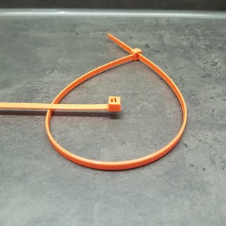 300 Stück Kabelbinder (3VE) 2,5 x 100 mm orange