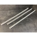 3 Stück 50 cm Verdrahtungskanal flexibel eckig 10x10...