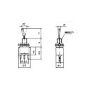 Miniatur-Kippschalter 3pol EIN/EIN 3A (3)