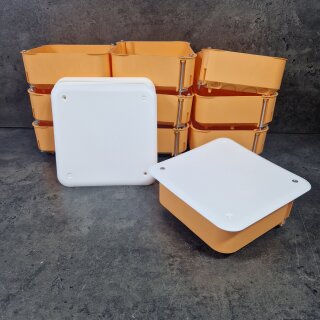 10 Stück Hohlwand Abzweigkasten 107x107x50