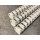 3 Stück 50 cm Verdrahtungskanal flexibel 20mm rund selbstklebend grau
