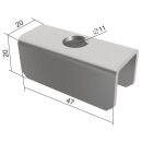 10 Stück KOPOS STS-Distanzstück für Kabelrinnenhalter