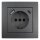 Flair Anthrazit matt Steckdose USB-A/USB-C