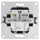 Flair Anthrazit matt RJ45 & RJ11 Dose