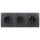 Flair Anthrazit matt Steckdosen-Block 3fach+2xUSB