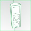Flair Anthrazit matt Steckdosen-Block 3fach+USB-C/USB-A