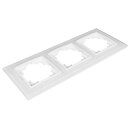 Flair Weiss matt 3-fach Rahmen Glas -SALE-