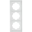 Flair Weiss matt 3-fach Rahmen Glas -SALE-