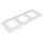 Flair Weiss matt 3-fach Rahmen Glas -SALE-