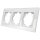 Flair Weiss matt 3-fach Rahmen Glas -SALE-