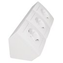 Flair Weiss matt Steckdosen-Block 3-fach