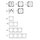 Flair Weiss matt Schalter-Steckdoseset Megaset 100tlg