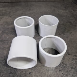 4 Stück Rohr-Endtülle für Stangenrohr M50
