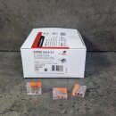 Steckklemme (100) 3fach orange DQ