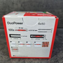 100 Stück (1Pack) fischer Duopower Dübel 6 x 50