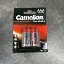 12 Stück Batterien Camelion Plus Alkaline 1,5 V AAA Micro