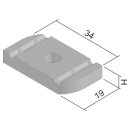 10 Stück KOPOS Gleitmutter für C-Profile M12