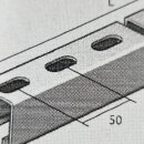 Montageprofil 1000x41x21mm 2,5mm (1)