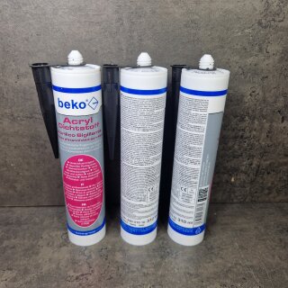 1 Stück Beko Acryl-Fugendichtstoff schwarz 310ml