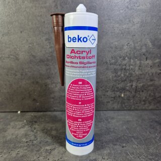 1 Stück beko® Acryl-Fugendichtstoff braun 310ml