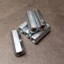 25 Stück Gewindemuffe M5 x25mm verzinkt