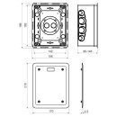 KOPOS Wärmedämmung Universaldose mit Deckel