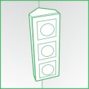 Flair Schwarz matt Steckdosen-Block 3fach+2xUSB