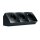 Flair Schwarz matt Steckdosen-Block 3fach+USB-C/USB-A