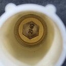10 Stück KS-BAUSTOPFEN 1/2" mit Messingeinsatz WEISS