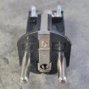 Gummi-Schutzkontaktstecker McPower, schwarz